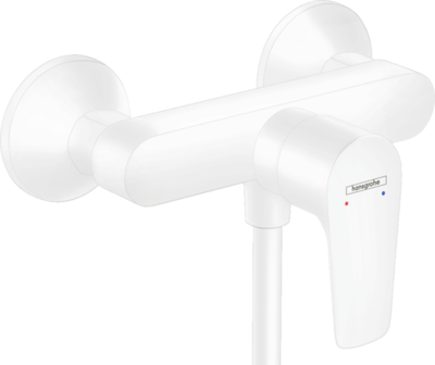 Mitigeur de douche Hansgrohe Talis E en blanc mat