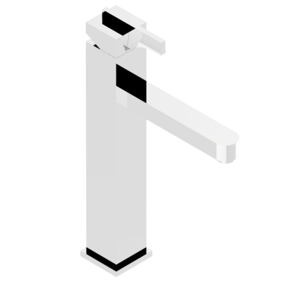 Mitigeur de lavabo monotrou THG 230, livré sans vidage - Collection "Pure"