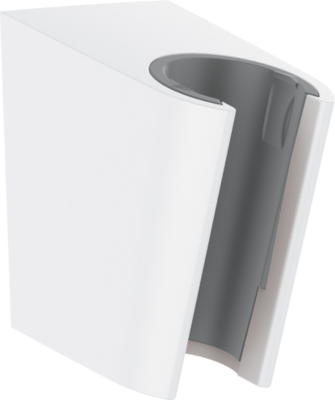 Support mural Hansgrohe Porter S en blanc mat