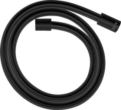 Flexible de WC Axor Starck effet métal 1,25 m en noir mat