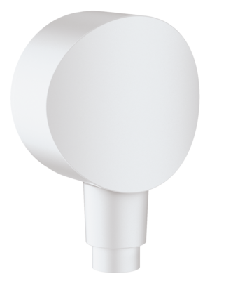 Coude de raccordement Hansgrohe FixFit S en blanc mat