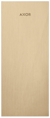 Plaque de finition 200 AXOR MyEdition en bronze brossé