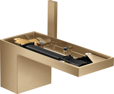Mitigeur de lavabo AXOR MyEdition 70 sans plaque avec bonde push-open en bronze brossé