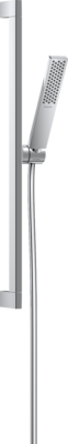 Barre de douche Hansgrohe avec douchette à main Pulsify E 100 EcoSmart et flexible Isiflex