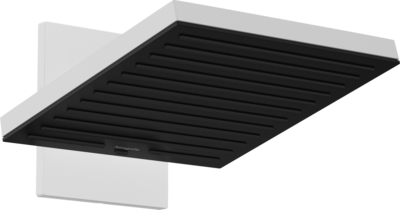 Douche de tête Hansgrohe Pulsify E 260 2 jets avec raccord mural en blanc mat