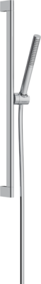 Barre de douche Hansgrohe avec douchette à main Pulsify S 100 EcoSmart et flexible Isiflex