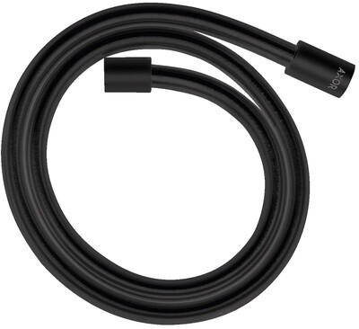 Flexible de douche Axor Starck avec écrous cylindriques 1,60 m en noir mat