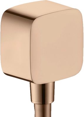 Coude de raccordement SoftCube Axor FixFit en or rouge poli