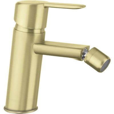 Mitigeur de bidet Deante Arnika sans bonde en PVD or brossé