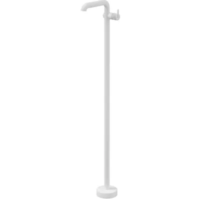 Mitigeur de lavabo Deante Silia sur pied en blanc mat