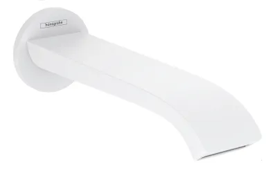 Bec déverseur Hansgrohe Vivenis en blanc mat