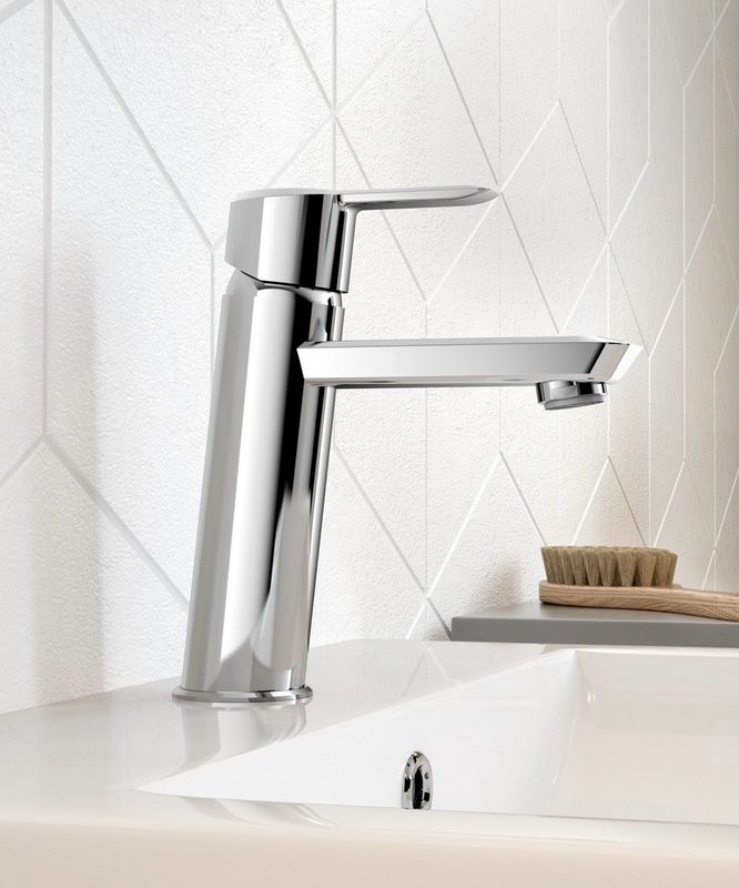 Mitigeur de lavabo Deante Arnika 100 sans bonde en chromé