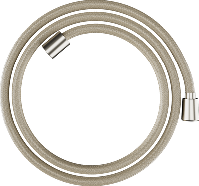 Flexible de douche Hansgrohe textile Designflex 1,60 m, en nickel brossé