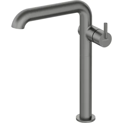 Mitigeur de lavabo rehaussé Deante Silia 265 sans bonde en titane