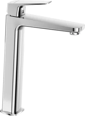Mitigeur de lavabo rehaussé Deante Blur 226 sans bonde en chromé