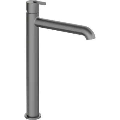 Mitigeur de lavabo rehaussé Deante Silia 265 sans bonde en titane