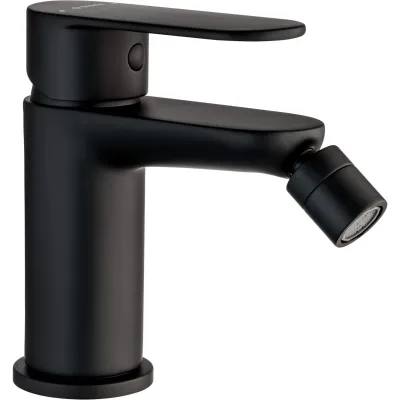Mitigeur de bidet Deante Alpinia sans bonde en noir mat