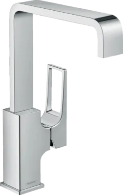 Mitigeur de lavabo Hansgrohe Metropol 230 avec poignée étrier et bonde push-open