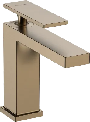 Mitigeur de lavabo Hansgrohe Tecturis E 110 avec tirette et vidage en bronze brossé