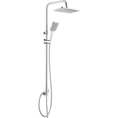 Colonne de douche Deante Tubo 286 en chromé