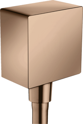 Coude de raccordement Axor ShowerSolutions Square en or rouge poli