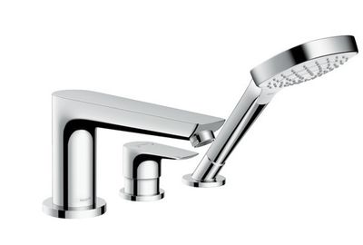 Mitigeur 3 trous pour montage sur bord de baignoire Hansgrohe Talis E