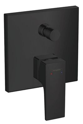 Set de finition pour mitigeur bain / douche encastré Hansgrohe Metropol en noir mat