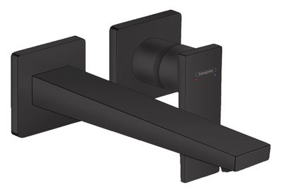 Mitigeur de lavabo encastré Hansgrohe Metropol 225 mm en noir mat