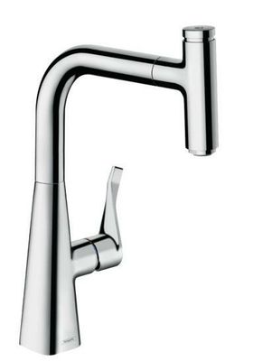 Mitigeur de cuisine Hansgrohe Metris Select M71 240 avec douchette extractible 1 jet