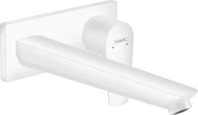 Mitigeur de lavabo encastré Hansgrohe Talis E 225 mm en blanc mat