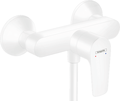 Mitigeur de douche Hansgrohe Talis E en blanc mat