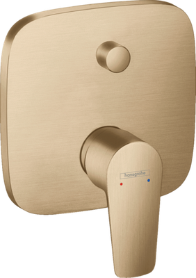 Set de finition pour mitigeur bain / douche encastré Hansgrohe Talis E en bronze brossé