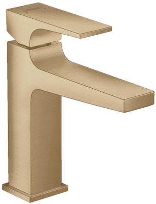 Mitigeur de lavabo Hansgrohe Metropol 110 en bronze brossé avec bonde push-open