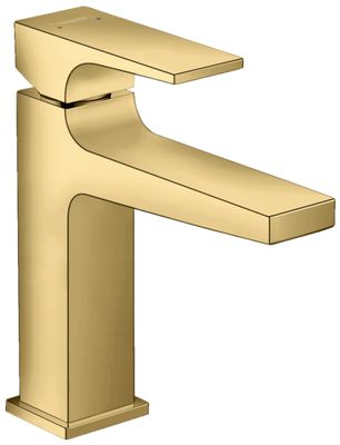 Mitigeur de lavabo Hansgrohe Metropol 110 en doré poli avec bonde push-open