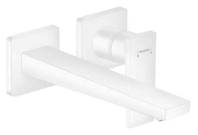 Mitigeur de lavabo encastré Hansgrohe Metropol 225 mm en blanc mat