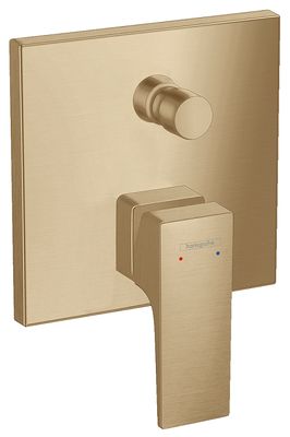 Set de finition pour mitigeur bain / douche encastré Hansgrohe Metropol en bronze brossé