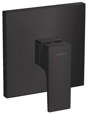 Set de finition pour mitigeur de douche encastré Hansgrohe Metropol en noir mat