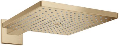 Douche de tête Hansgrohe Raindance E 300 Air 1 jet avec bras de douche en bronze brossé
