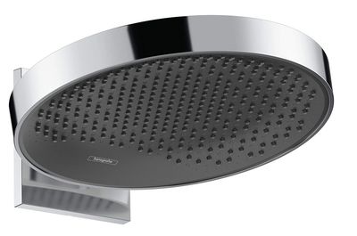 Douche de tête Hansgrohe Rainfinity 360 1 jet avec raccord mural en chromé