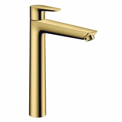 Mitigeur de lavabo Hansgrohe Talis E 240 avec tirette et vidage en doré poli