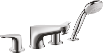 Mélangeur 4 trous pour montage sur bord de baignoire Hansgrohe Focus