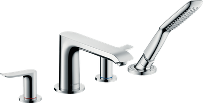 Mélangeur 4 trous pour montage sur bord de baignoire Hansgrohe Metris