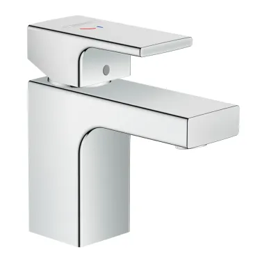 Mitigeur de lavabo Hansgrohe Vernis Shape 70 CoolStart chromé avec tirette et vidage