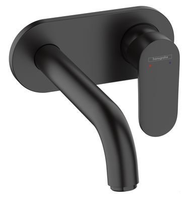 Mitigeur de lavabo encastré Hansgrohe Vernis Blend 207 mm en noir mat