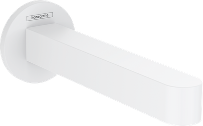Bec déverseur Hansgrohe Finoris en blanc mat