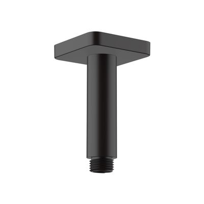 Bras de douche plafonné Hansgrohe Vernis Shape 100 mm en noir mat
