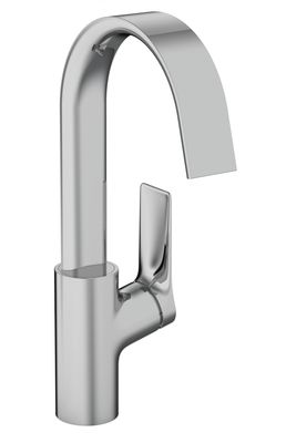 Mitigeur de lavabo Hansgrohe Vivenis 210 avec bec orientable, tirette et vidage