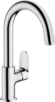 Mitigeur de lavabo Hansgrohe Vernis Blend 200 avec bec orientable et tirette et vidage