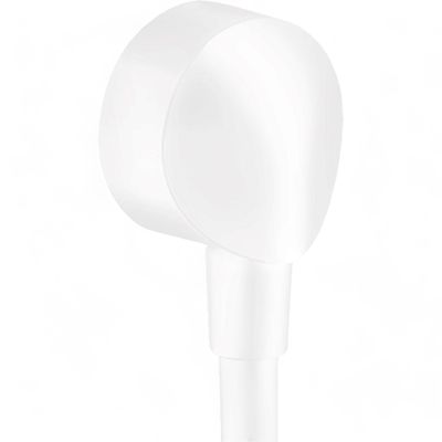 Coude de raccordement Hansgrohe FixFit en blanc mat