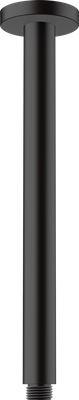 Bras de douche plafonné Hansgrohe Vernis Blend 300 mm avec rosace ronde en noir mat